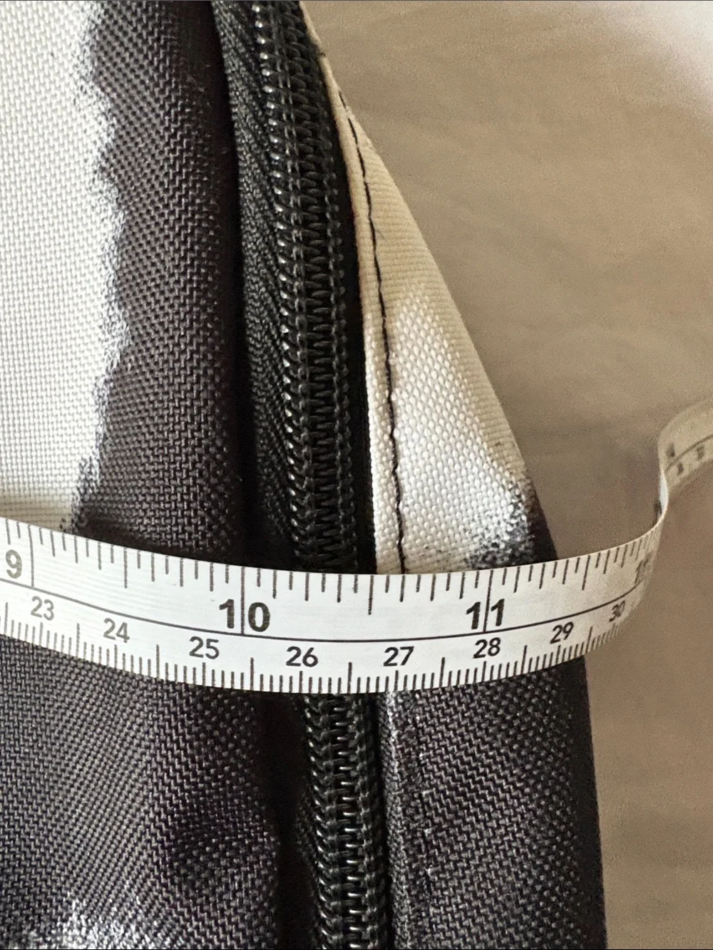 Nike Black & White Graphic Backpack with Red Swoosh